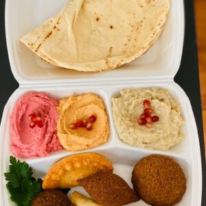 Assiette mezzés libanais