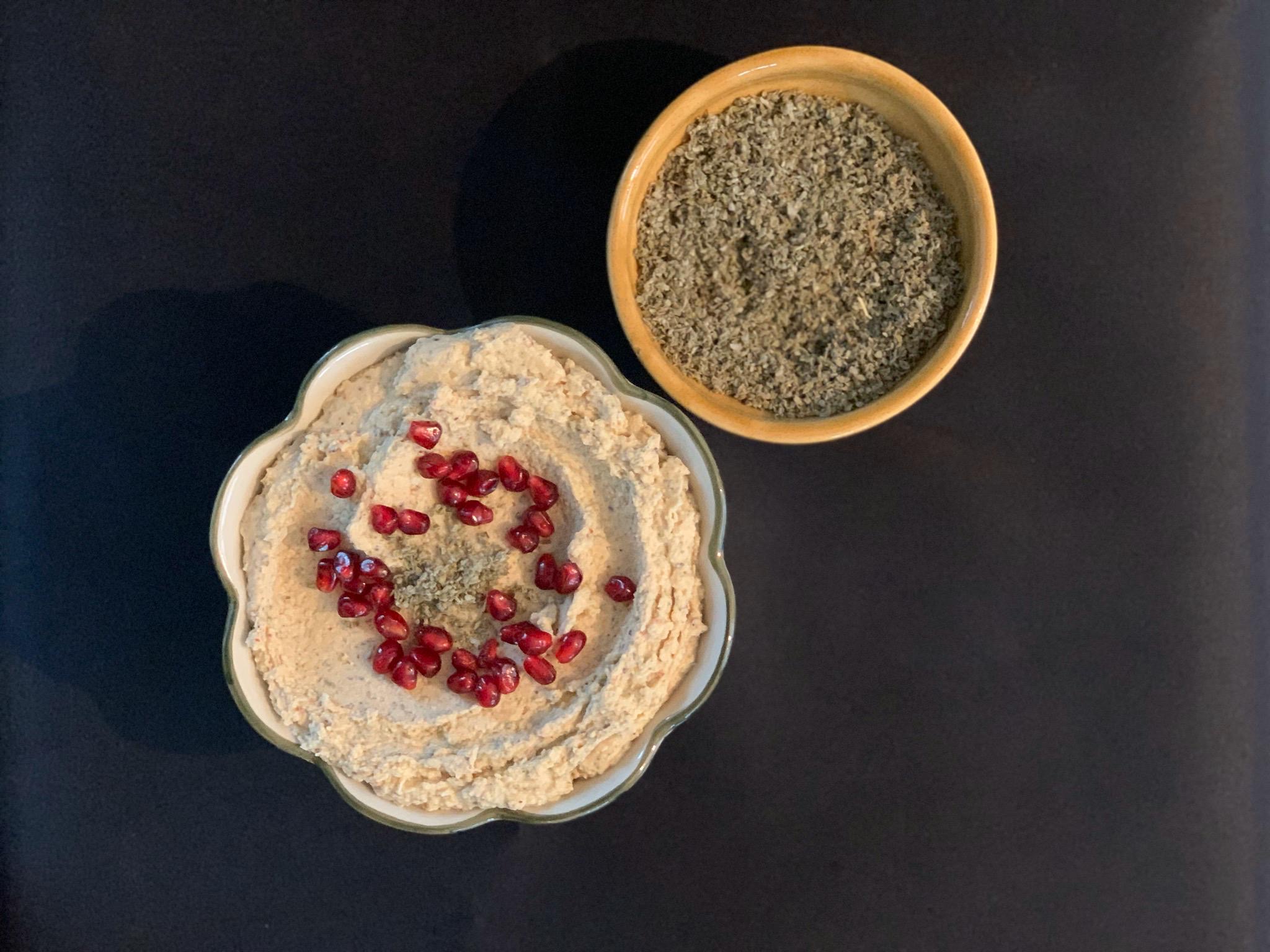 Houmous au Zaatar ( Thym)